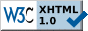 Valid XHTML 1.1